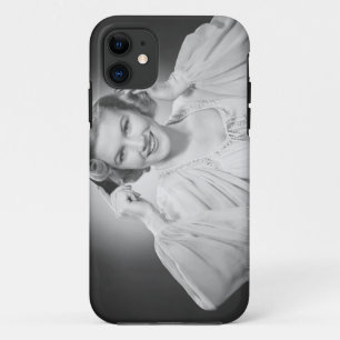 Frau im Kleid 2 iPhone 11 Hülle