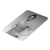 Frau im Kleid Magnet (Linke Seite)