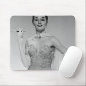 Frau im Kleid Mousepad (Mit Mouse)