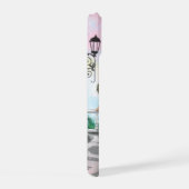 Frau im Pariser Eiffelturm-Individuelle Name iPhone 15 Hülle (Rechte Seite)