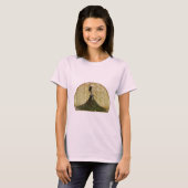 Frau im Pfauenrock T-Shirt (Vorne ganz)
