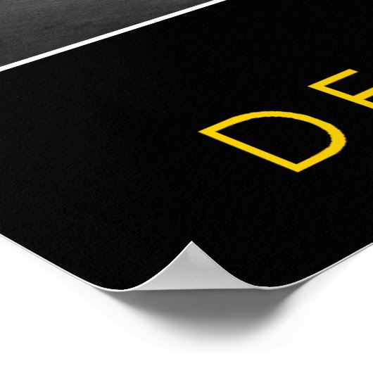 Frau im Rollstuhl und kleiner Hund Poster (Ecke)