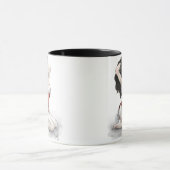 Frau im Roten Korsett Tasse (Zentrum)