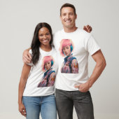 Frau im Science-Fiction-Stil T-Shirt (Unisex)