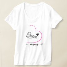 Frau im Shirt für Mama