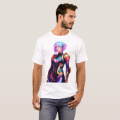 Frau im Stile des Spacesuit T-Shirt (Vorne ganz)