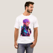Frau im Stile des Spacesuit T-Shirt (Vorne ganz)