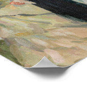 Frau im Studio | Edward Cucuel Poster (Ecke)