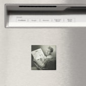 Frau im Stuhl Magnet (In Situ (Geschirrspüler))