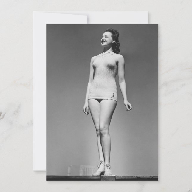 Frau im Swimsuit (Vorderseite)