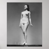 Frau im Swimsuit Poster (Vorne)