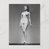 Frau im Swimsuit Postkarte (Vorderseite)