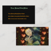 Frau im Traum Visitenkarte (Vorne/Hinten)