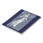 Frau im Wald Notizblock (Rotiert)