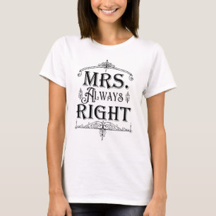 FRAU. IMMER RECHT Vintage Deco Ornamente Klassiker T-Shirt