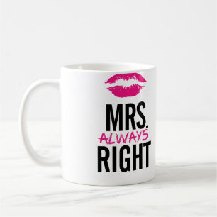 Frau immer rechte LippenTasse Kaffeetasse