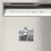 Frau in Bikini Magnet (In Situ (Geschirrspüler))