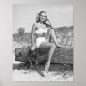 Frau in Bikini Poster (Vorne)