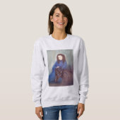 Frau in Black Panther Basic Sweatshirt (Vorne ganz)