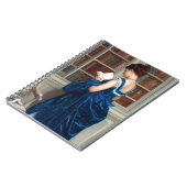 Frau in Blau, Buch lesen (Linke Seite)