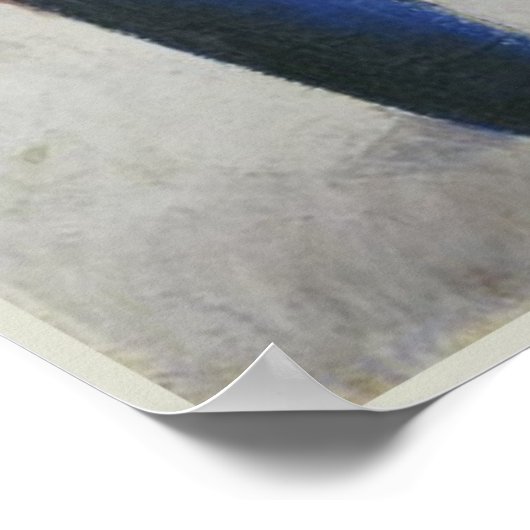 Frau in Blau im Hat Shop 1913 August Macke Poster (Ecke)