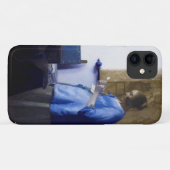Frau in Blau, Johannes Vermeer Case-Mate iPhone Hülle (Rückseite (Horizontal))