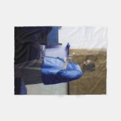 Frau in Blau, Johannes Vermeer Fleecedecke (Vorderseite (Horizontal))
