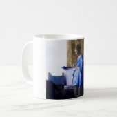 Frau in Blau, Johannes Vermeer Kaffeetasse (Vorderseite Links)
