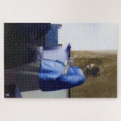 Frau in Blau, Johannes Vermeer Puzzle (Horizontal)