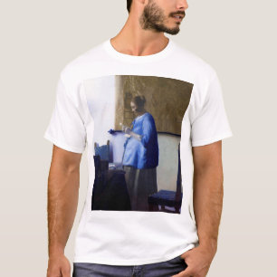 Frau in Blau, Johannes Vermeer T-Shirt