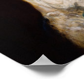 Frau in Blau von Thomas Gainsborough Poster (Ecke)