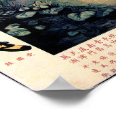 Frau in Canton Shoes Alte chinesische Werbung Poster (Ecke)