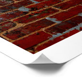 Frau in Curlers Poster (Ecke)