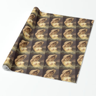 Frau in den Wellen von Gustave Courbet Geschenkpapier