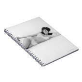 Frau in der Badebekleidung Notizblock (Rechte Seite)