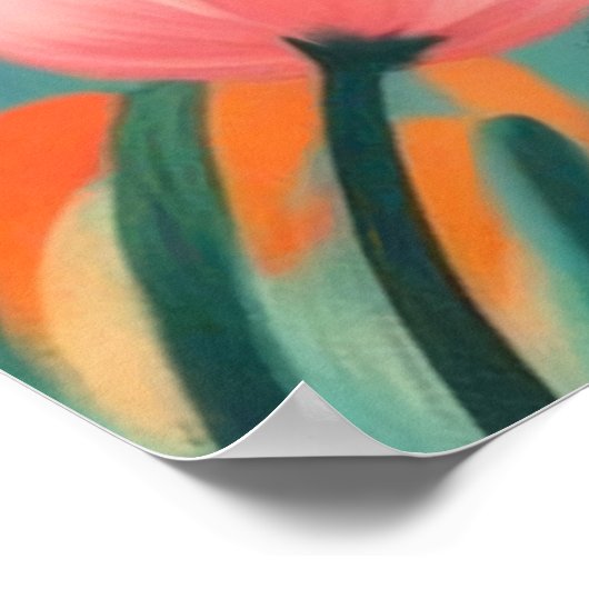 Frau in der Badewanne Poster (Ecke)