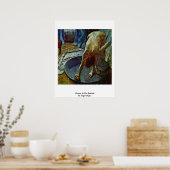 Frau in der Badewanne von Edgar Degas Poster (Küche)
