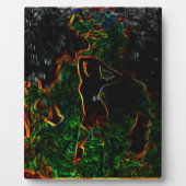 Frau in der Peril Plaque Fotoplatte (Vorderseite)