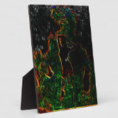 Frau in der Peril Plaque Fotoplatte (Seite)