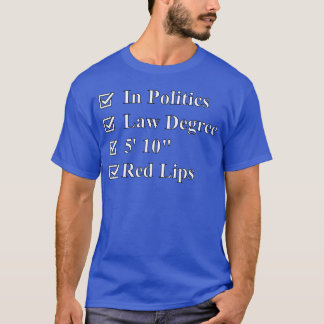 Frau in der Politik Mädchen T-Shirt