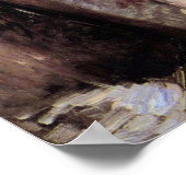 Frau in der Toilette von Berthe Morisot Poster (Ecke)