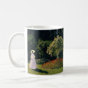 Frau in einem Garten durch Claude Monet Kaffeetasse