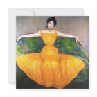 Frau in einem gelben Kleid (von Max Kurzweil)