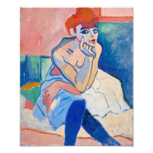 Frau in einem Hemd Andre Derain Fotodruck