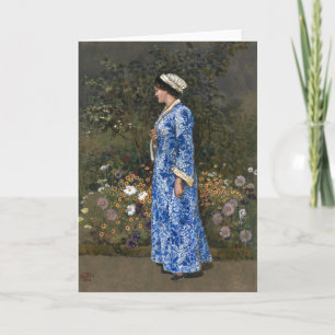 Frau in einem Kimono   Walter Crane Karte