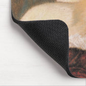 Frau in einem Korsett (von Federico Zandomeneghi) Mousepad (Ecke)