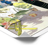 Frau in einem schwarzen Samtkleid (1924) Poster (Ecke)