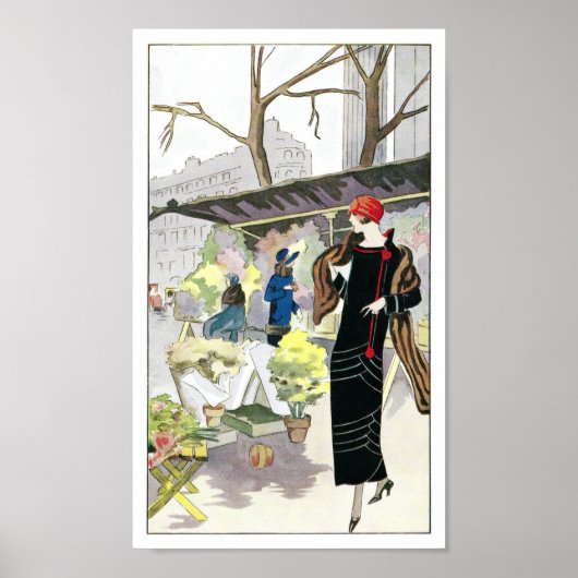 Frau in einem schwarzen Samtkleid (1924) Poster (Vorne)