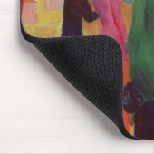 Frau in einer grünen Jacke, 1913 Mousepad (Ecke)