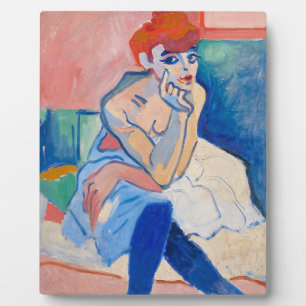Frau in einer Kluft   Andre Derain   Fotoplatte